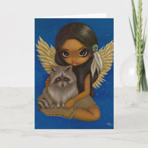 wenskaart "Broeder Raccoon" Kaart