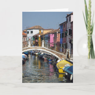 Wenskaart: Burano Bridge Kaart
