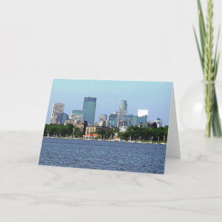 Wenskaart: Calhoun-meer, Minneapolis, MN Kaart