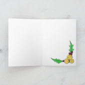 Wenskaart - Candy Cane Tennis Feestdagen Kaart (Binnen)