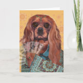 Wenskaart | Cavalier Spaniel | Ruby Cavalier Kaart (Voorkant)