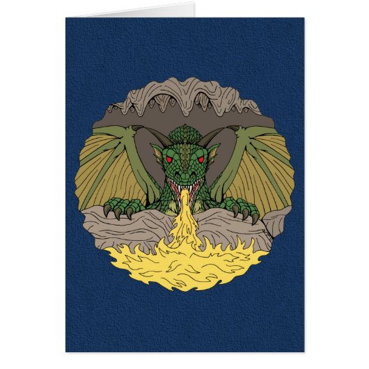 Wenskaart Cavern Dragon 2016 (Voorkant)