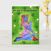 wenskaart "Chola Alert" Kaart (Gele Bloem)