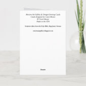 Wenskaart Christelijke aanmoediging Kaart (Achterkant)