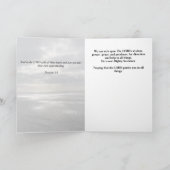 Wenskaart Christelijke aanmoediging Kaart (Binnen)