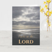 Wenskaart Christelijke aanmoediging Kaart (Gele Bloem)