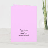 Wenskaart - Coneflowers Kaart (Achterkant)