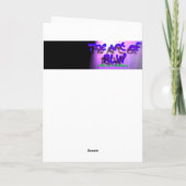 Wenskaart - Cool Blue Jazz Kaart (Achterkant)