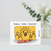 Wenskaart "Creativiteit" Briefkaart (Staand voorkant)