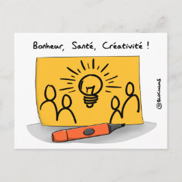 Wenskaart "Creativiteit" Briefkaart