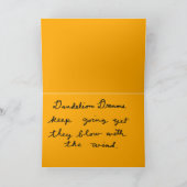 Wenskaart Dandelion Dreams (Binnen)