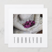 WENSKAART : DANK U : BUDDHA BEDANKKAART (Voorkant / Achterkant)