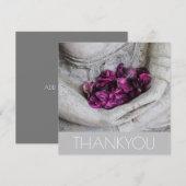 WENSKAART : DANK U : BUDDHA BEDANKKAART (Voorkant / Achterkant)