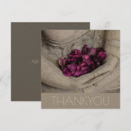 WENSKAART : DANK U : BUDDHA BEDANKKAART