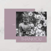 WENSKAART : DANK U : BUDDHA BEDANKKAART (Voorkant / Achterkant)