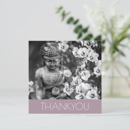 WENSKAART : DANK U : BUDDHA BEDANKKAART (Staand voorkant)