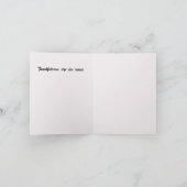 Wenskaart : Dankbaar Kaart (Binnen)