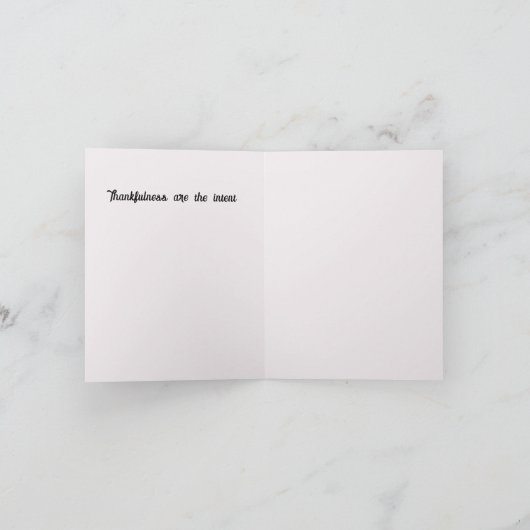 Wenskaart : Dankbaar Kaart (Binnen)