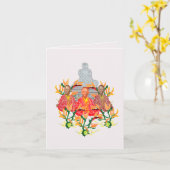 Wenskaart : Dankbaar Kaart (Gele Bloem)