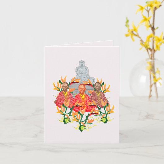 Wenskaart : Dankbaar Kaart (Gele Bloem)