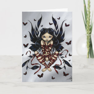 wenskaart "Dark Ribbon Fairy" Kaart
