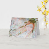 Wenskaart dat je precies bent waar je moet zijn kaart (Gele Bloem)