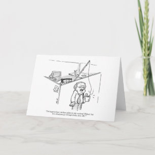 Wenskaart - de Cartoon van de Visserij - Gegoten Kaart