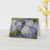 WENSKAART - de Glorie Watercolour van de Ochtend Kaart (Gele Bloem)