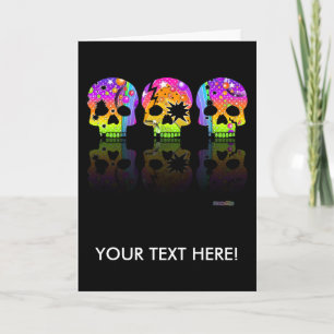 Wenskaart, de Kaart van de Nota - de SKULLS VAN HE
