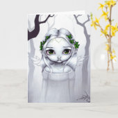 wenskaart "De laatste bladeren" Kaart (Gele Bloem)