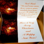 wenskaart "De verbrande Struik" van de Folie Folie Kaarten