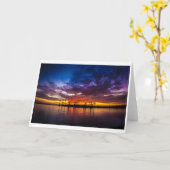 Wenskaart - de Zonsondergang van de Regenboog van Kaart (Gele Bloem)