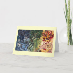 Wenskaart: "Deer Woman" Kaart