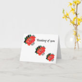 Wenskaart Denken aan u Kaart (Gele Bloem)