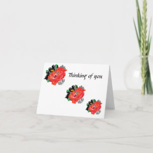 Wenskaart Denken aan u Kaart