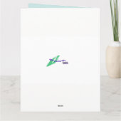 Wenskaart/denken van u kaart (Achterkant)