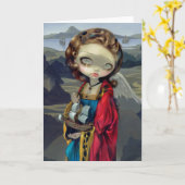 wenskaart "een veilige haven" kaart (Gele Bloem)