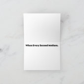 Wenskaart eerste antwoordapparaat kaart (Binnen)