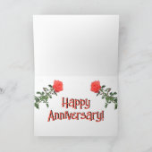 Wenskaart - Enkele Roos bij zonsondergang Kaart (Binnen)