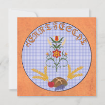 Wenskaart - es Erntfescht