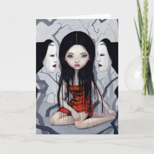 wenskaart "Faceless Ghosts" Kaart