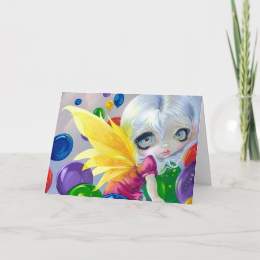 wenskaart "Fairy Balloons" Kaart (Voorkant)