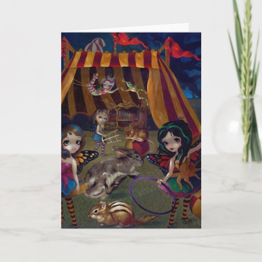 wenskaart "Fairy Circus" Kaart (Voorkant)