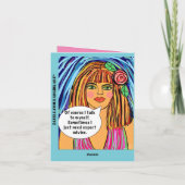 Wenskaart Feestdagen Kaart (Achterkant)