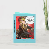 Wenskaart Feestdagen Kaart (Achterkant)