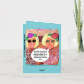 Wenskaart Feestdagen Kaart (Achterkant)