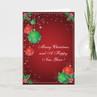 Wenskaart Feestdagen Kaart