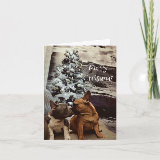 wenskaart feestdagen kaart (Voorkant)