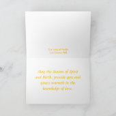 Wenskaart Feestdagen Kaart (Binnen)