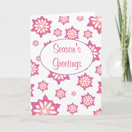 Wenskaart Feestdagen Kaart (Voorkant)